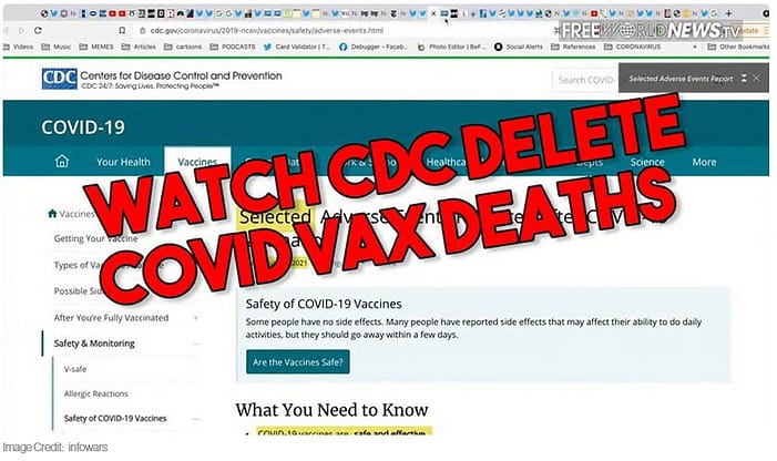 Caught! CDC Deletes Thousands Of COVID Vaccine Deaths