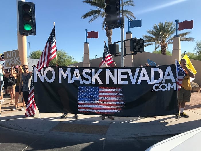 No Mask Nevada Henderson Protest Rally #3
